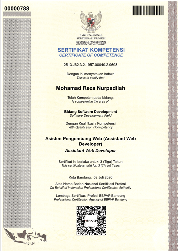 Asisten Web Developer